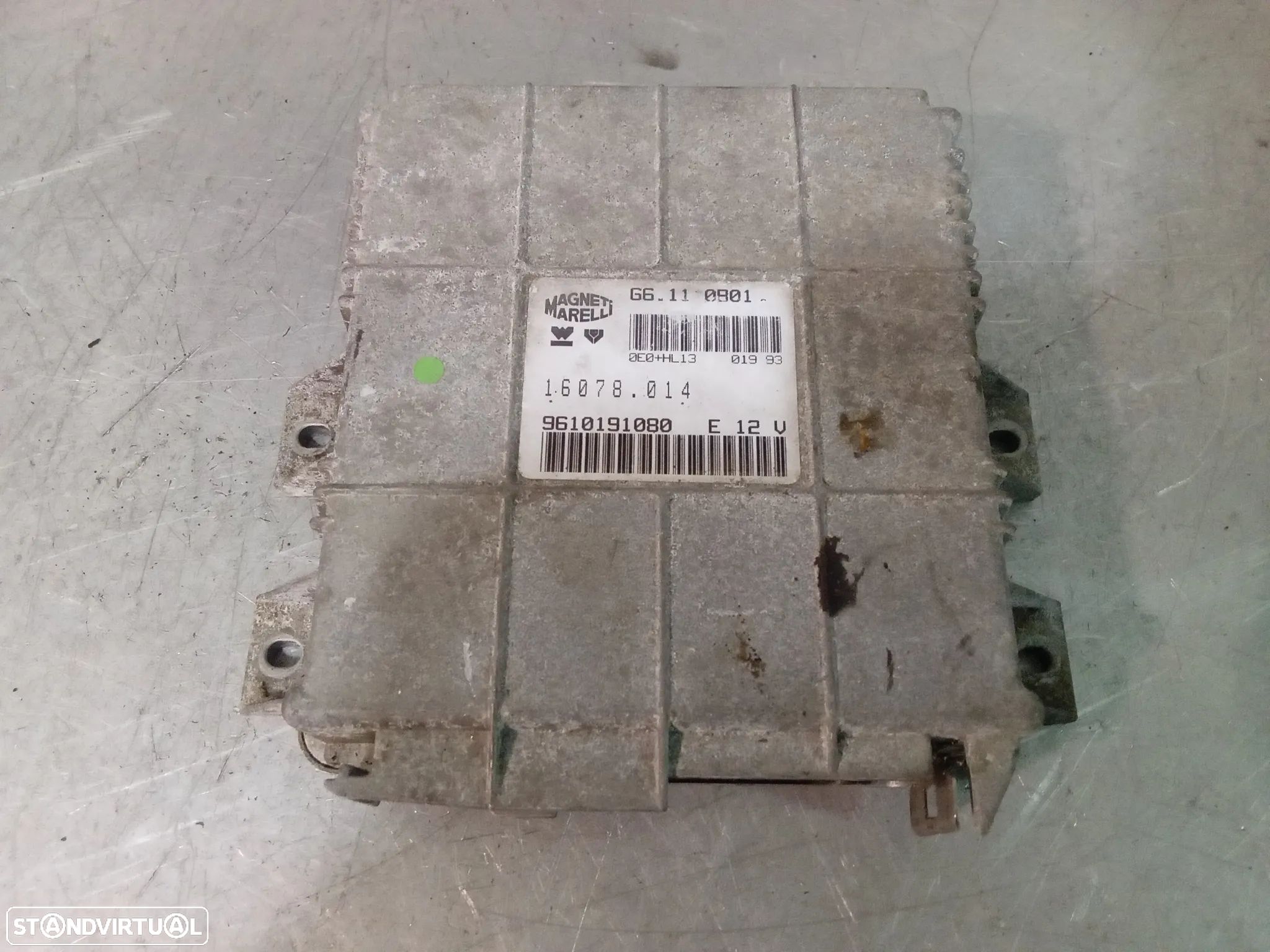 CENTRALINA DO MOTOR PEUGEOT 106 1.1i 9610191080 GG110B01 - 1