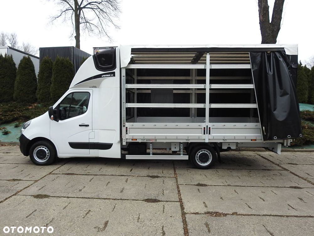 Opel MOVANO PLANDEKA 10 PALET WEBASTO TEMPOMAT NAWIGACJA KLIMATYZACJA LEDY PNEUMATYKA  165KM - 9