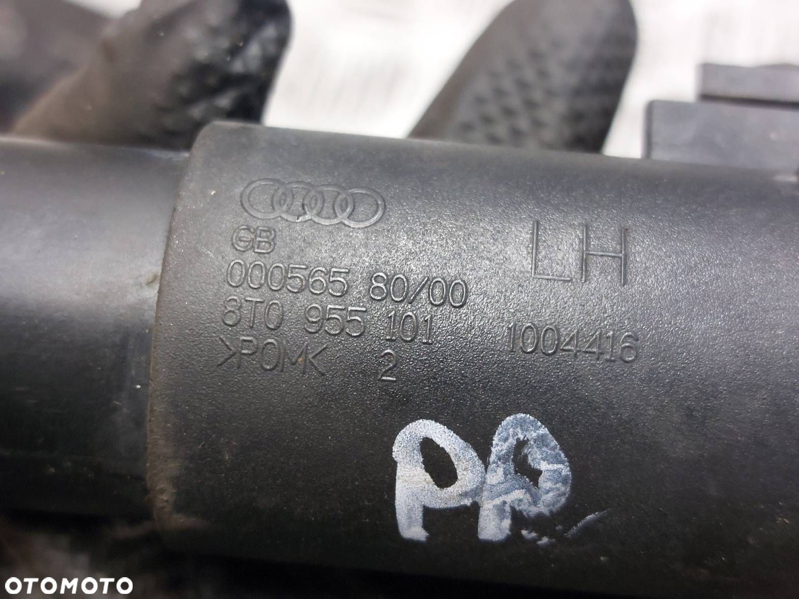SPRYSKIWACZ LAMPY LEWY + ZAŚLEPKA AUDI A5 8T 8T0955101 8T0807787 LX7W - 3