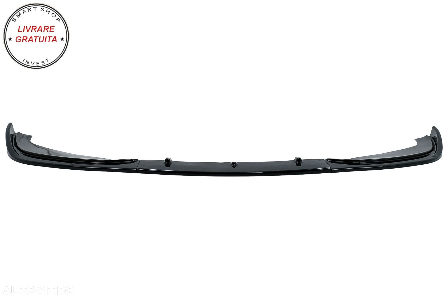Prelungire Bara Fata BMW 3 Series E46 M3 Sedan Touring (1998-2004) Negru Lucios- livrare gratuita - 1