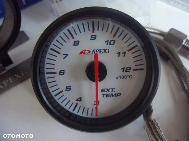 APEXI ELII style EGT 60mm temperatura spalin BIAŁY - 4