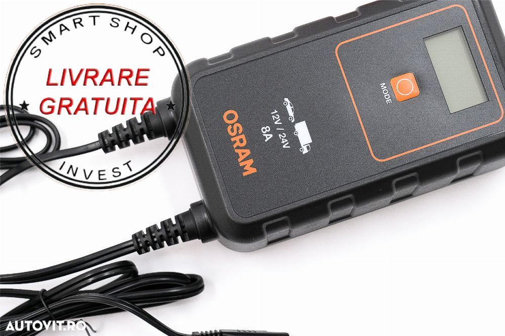 Redresor auto Osram BATTERYcharge 908 OEBCS908- livrare gratuita - 3