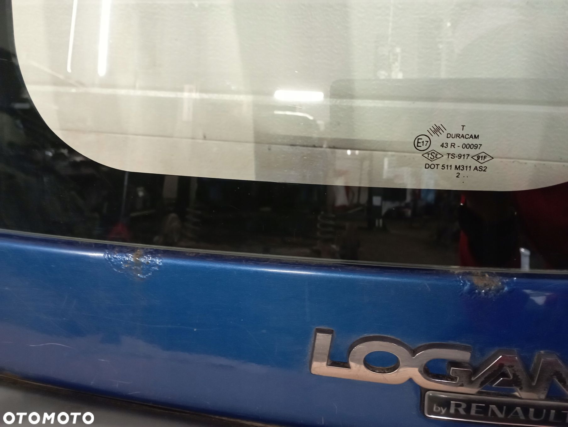 DACIA LOGAN MVV I DRZWI KOMPLETNE TYŁ TYLNE PRAWE SKRZYDŁOWE - 4