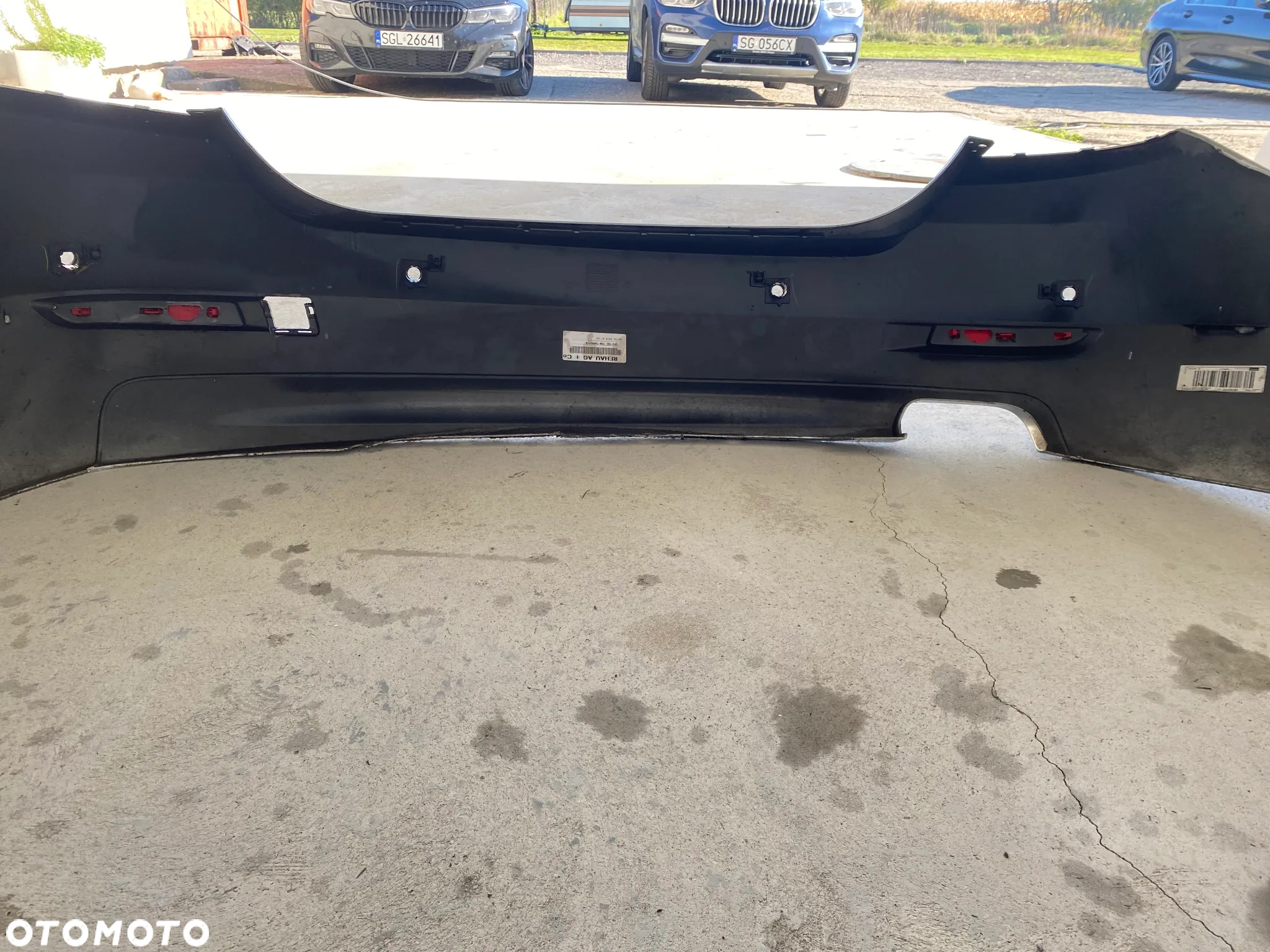 BMW 5 F10 LCI LIFT sedan zderzak tył tylny 7331593 - 7