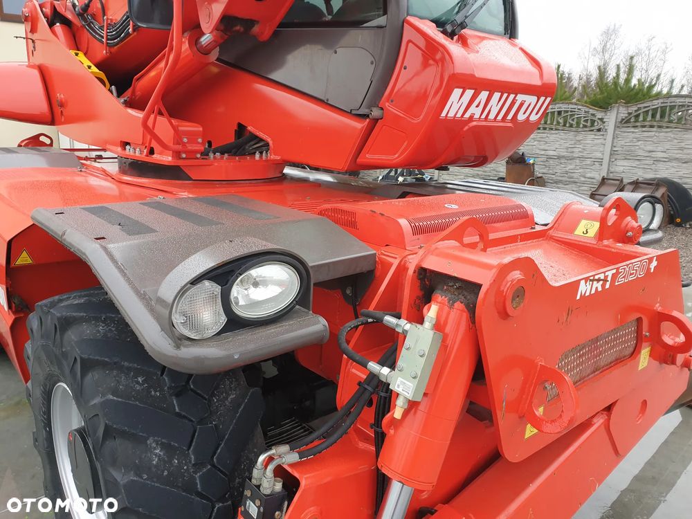 Manitou MRT 2150+Privilege KOSZ/PILOT/WIDŁY SPROWADZONA SUPER STAN - 11