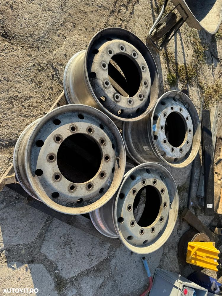 Jante 22.5 22,5 22 5 Alcoa BALON pentru fata NICHELATE sau ALUMINIU mat DIN DEZMEMBRARI - 4