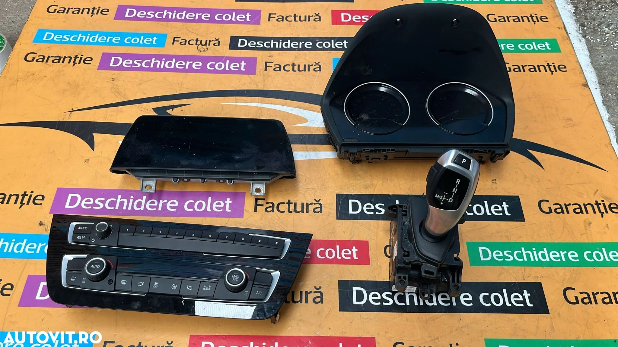 Comanda clima ecran navigatie ceasuri selector viteze BMW f20 f30 - 1