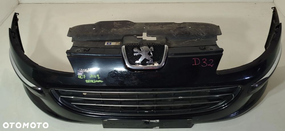 Zderzak przedni przód GRILL PEUGEOT 407 04-11 - 4
