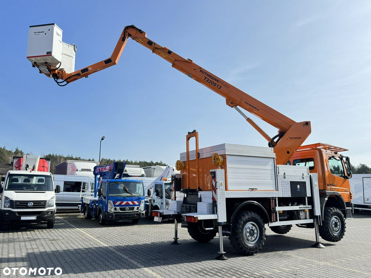 Mercedes-Benz Atego 1324 4x4 Zwyżka RUTHMANN STEIGER T220S12 Podnośnik Koszowy - 20