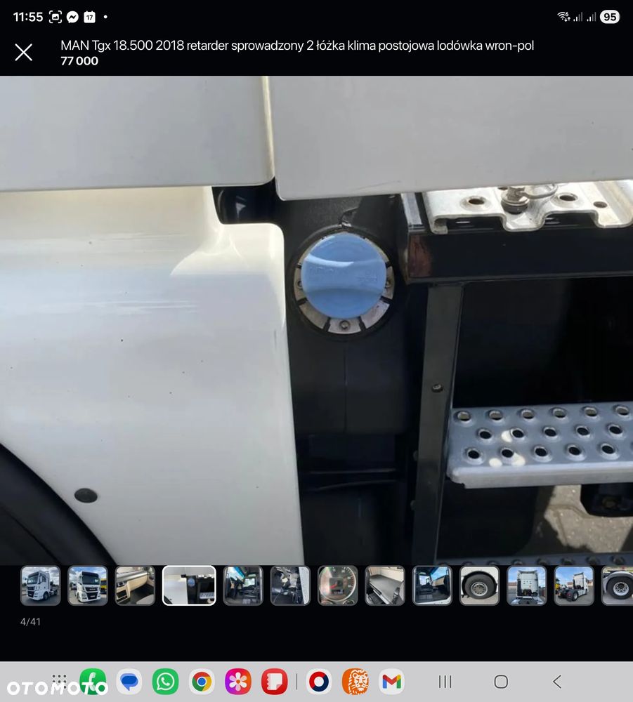 MAN Tgx 18.500 mały przebieg 2017 retarder sprowadzony 2 łóżka serwis lodówka wron-pol - 4