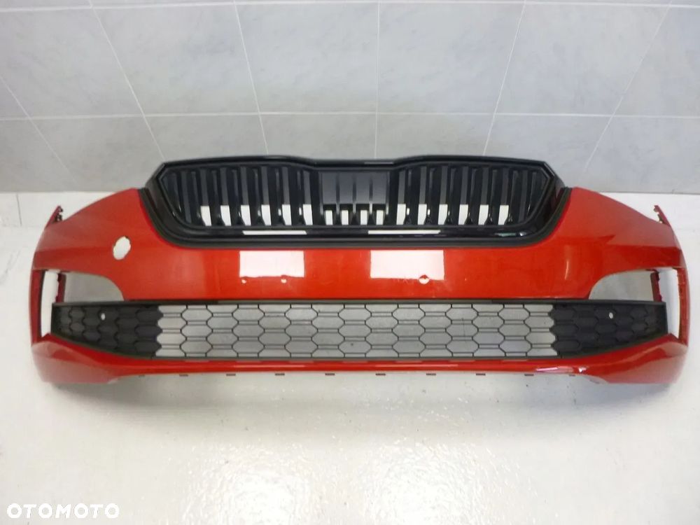 SKODA SCALA ZDERZAK PRZÓD PRZEDNI GRILL ATRAPA CHŁODNICY POD RADAR ORYGINAŁ - 15