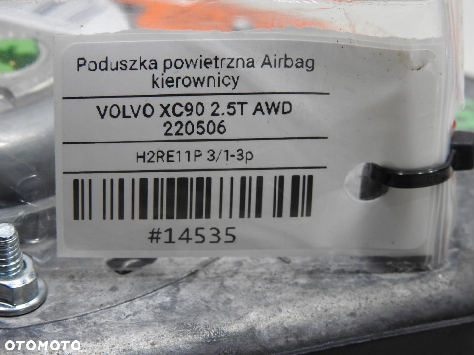 PODUSZKA AIRBAG KIEROWCY VOLVO XC90 I 8686221 - 8