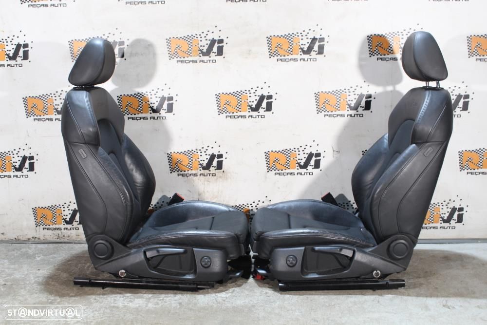 Conjunto De Bancos Audi A4 (8K2, B8)  Bancos Audi A4 B8 Sline Em Pele - 5