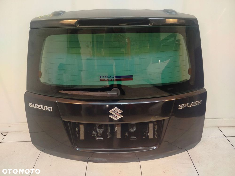 suzuki splash 2008r- klapa bagażnika tył tylna zce - 1