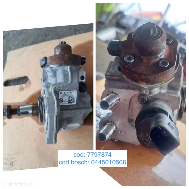 Kit ( set ) injectie diesel motorina pompa inalta presiune injectoare rampa injectoare cu senzori bmw pt motor N47 , N47N , N47D20A , N47D20C Seria 1 2 3 4 143cp 115cp - 2