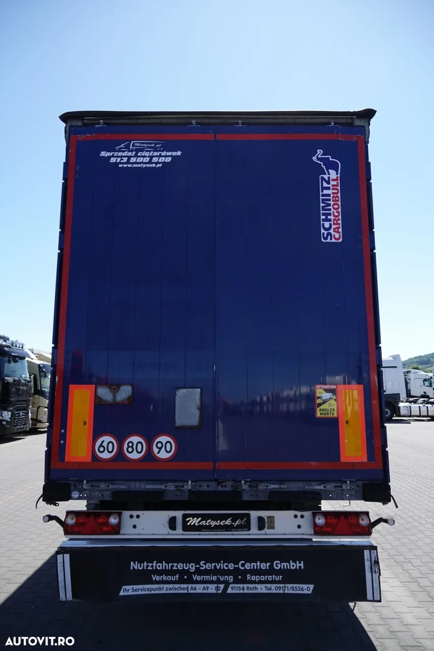 Schmitz Cargobull CORTINĂ / VARIOS / 385/55 R22.5 / ACOPERIȘ RALĂTIBIL - 12