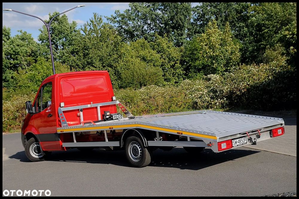 Mercedes-Benz Sprinter 2.0 CDi 150KM Auto Laweta FULL LED Nowa zabudowa Climatronic Elektryka Salon Polska Faktura VAT 23% - 12