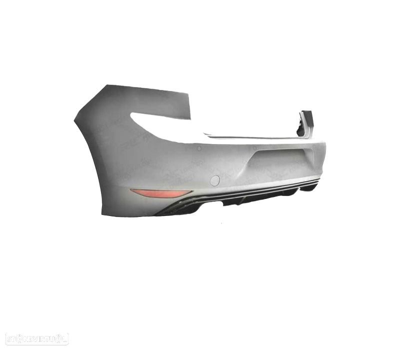 PARA-CHOQUES TRASEIRO VOLKSWAGEN VW GOLF 7 12-17 LOOK R20 PDC - 2