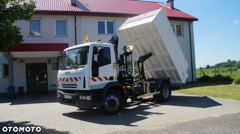 Iveco Euro Cargo 140E22K 6-cyl * DMC14T * Hds PM 8 4.2T * Przebieg 145oooKm * Mocny Kipper * Blokada Mostu * Wywrotka * Wywrot ***IMPORT*** - 14