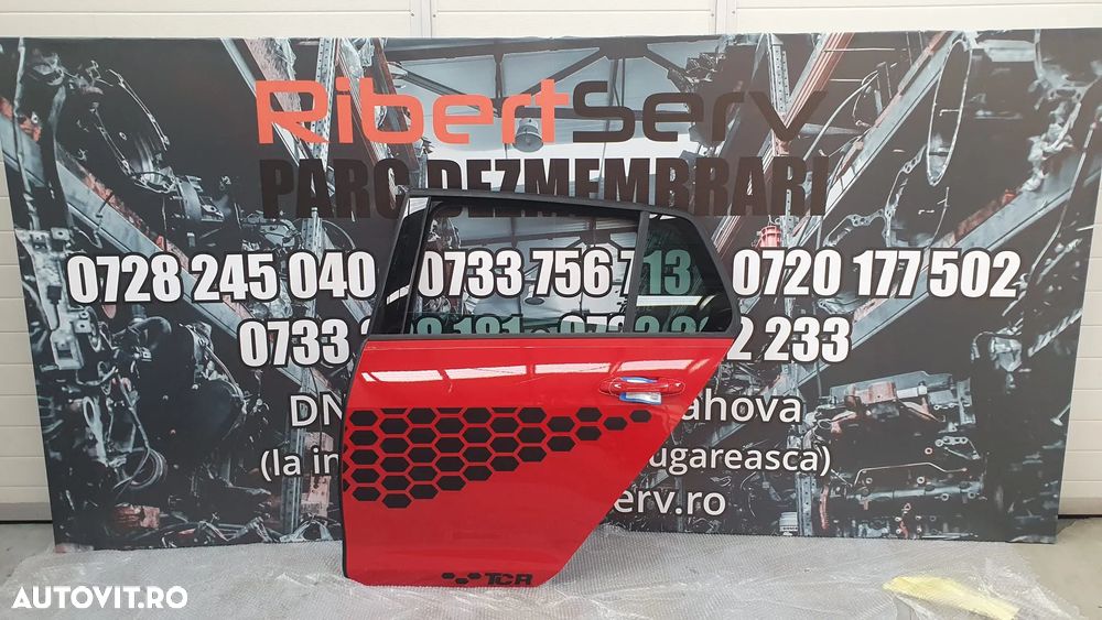 Usa spate stanga Golf 7 Rosu - 1