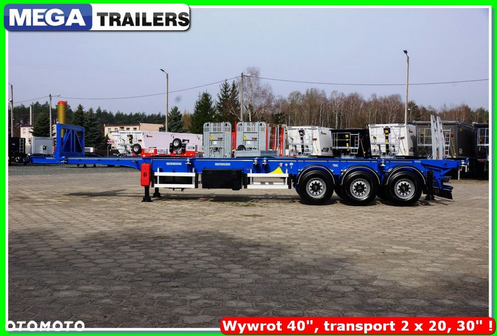 Mega 65 m³ wywrotka na kontener 40 Ft / do 44,0 T DMC zestawu !!! - 4