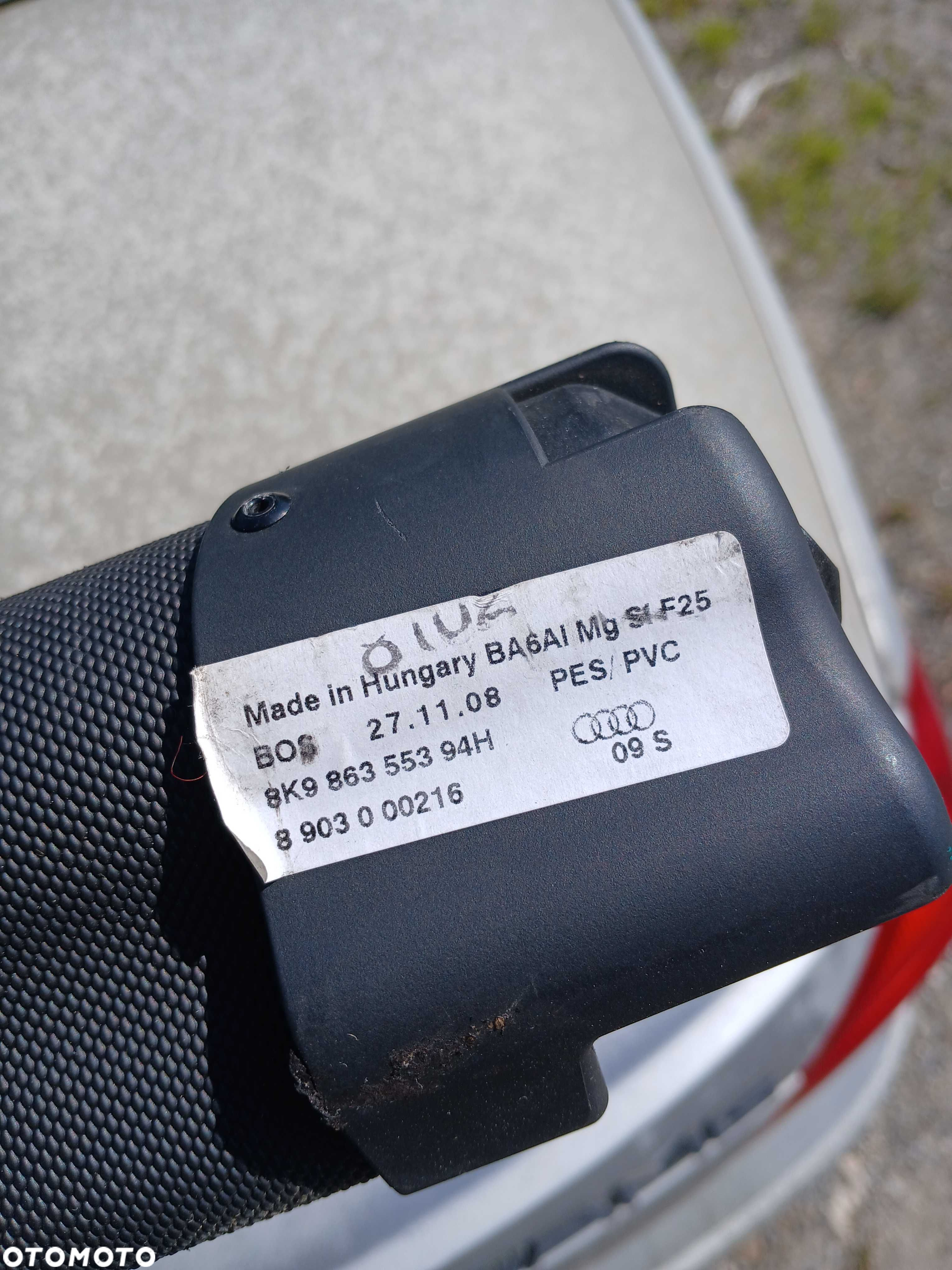 Roleta bagażnika półka Audi A4 B8 Avant - 3