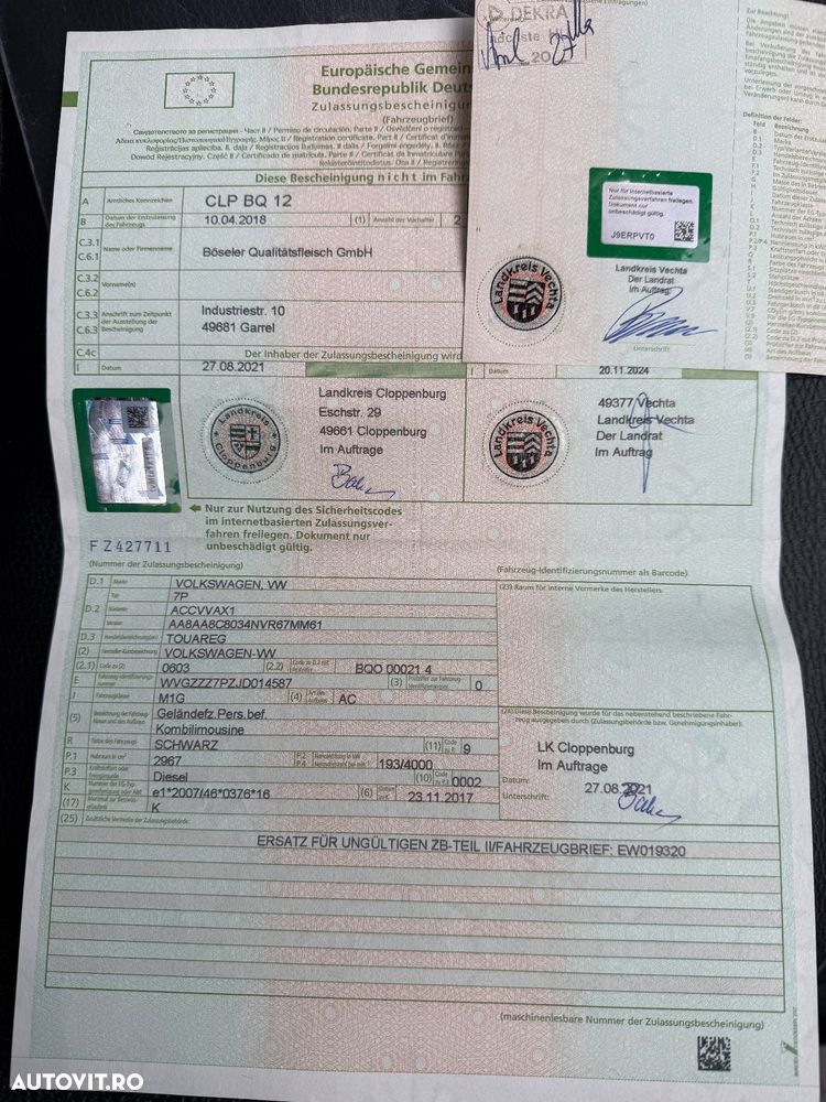 Volkswagen Touareg 3.0 V6 TDI SCR Blue Motion DPF Automatik Executive Edition - 15