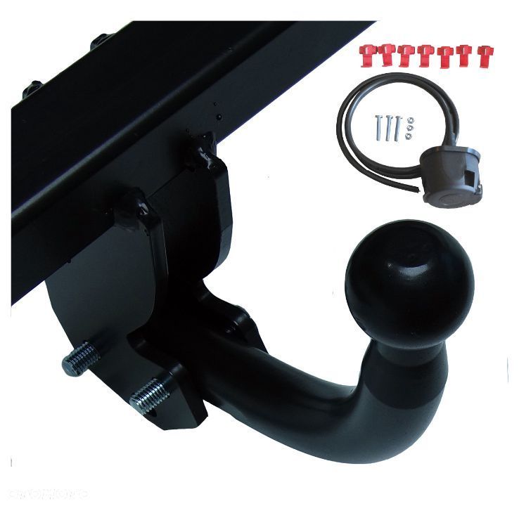 HAK HOLOWNICZY + WIĄZKA + GNIAZDO 7 PIN + ADAPTER  7/13P OPEL CORSA C 2000-2006 - 1