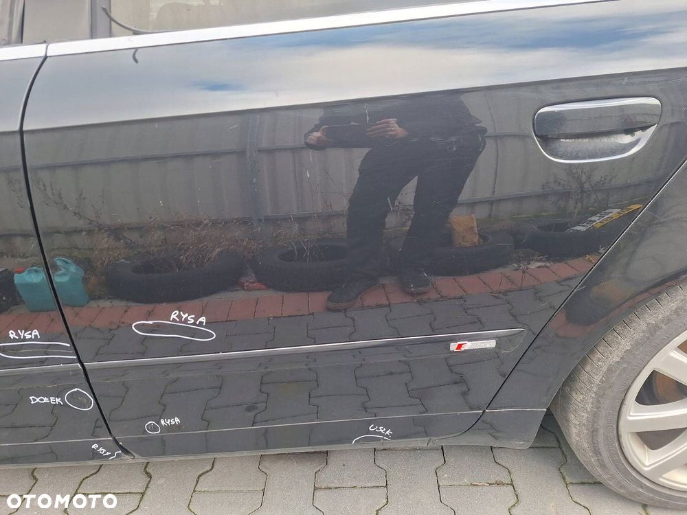 DRZWI KOMPLETNE LEWY TYŁ AUDI A4 B7 LZ9Y KOMBI 04-08r S-LINE - 6