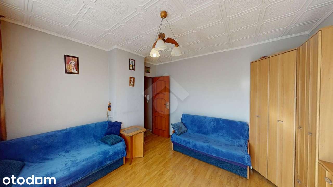 Trzypokojowe mieszkanie z balkonem oraz piwnicą