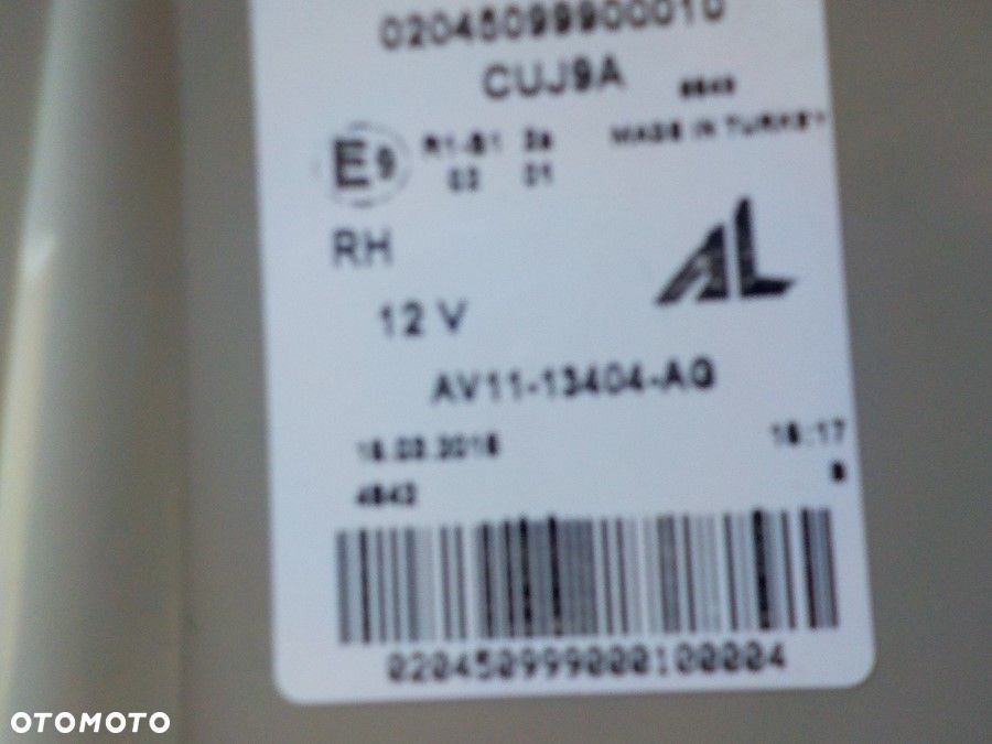 ford b-max WKŁAD LAMPY TYŁ PRAWY NOWY - 2