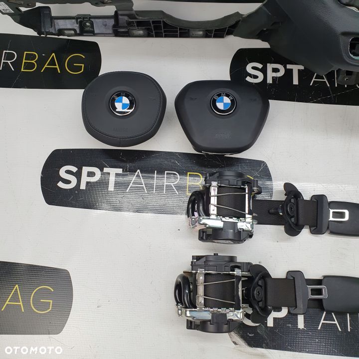 BMW 1 F40 DESKA ROZDZIELCZA KONSOLA KOKPIT PULPIT PODUSZKI AIRBAG AIR BAG PASY KIT SET - 7