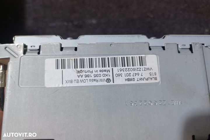 Radio cd 1K0035186AA Volkswagen VW Passat B6 [2005 - 2010] Sedan 4-us - 4