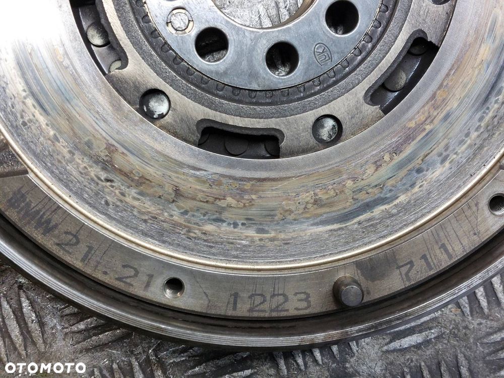 KOŁO DWUMASOWE + TARCZA + DOCISK + ŁOŻYSKO OPOROWE BMW E46 316I 1223711 - 3