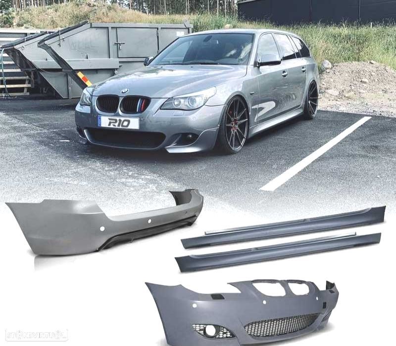 KIT CARROÇARIA BMW E61 TOURING 07-10 PDC LOOK M - 1