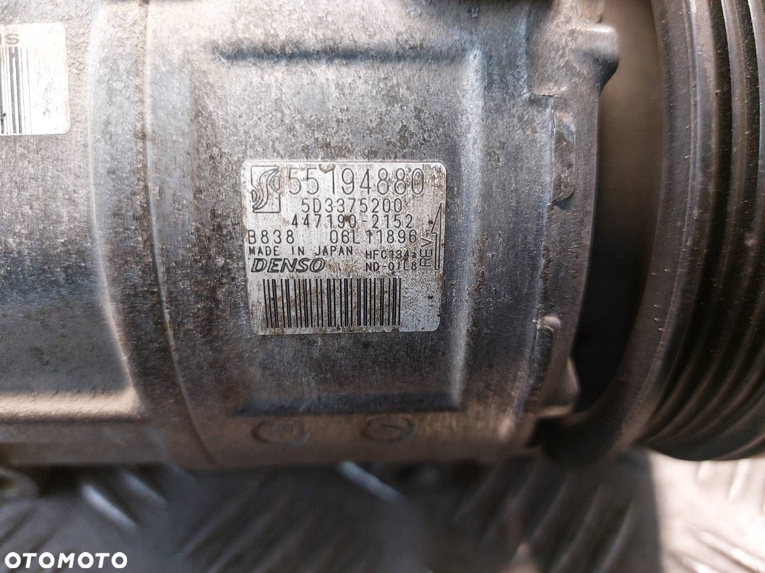 SPRĘŻARKA KOMPRESOR KLIMATYZACJI FIAT PUNTO EVO 1.4 8V 55194880 - 6