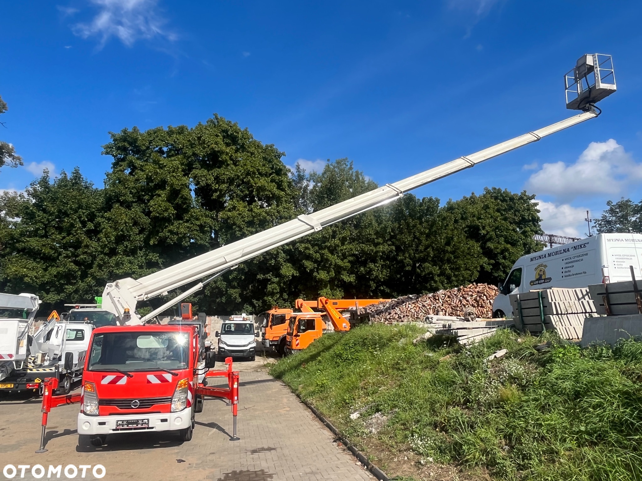 Nissan Podnośnik Koszowy Ruthmann TB 270 27Metró  15W Bok Zwyżka Stan Idealny jak Wumag GSR Multitel - 19