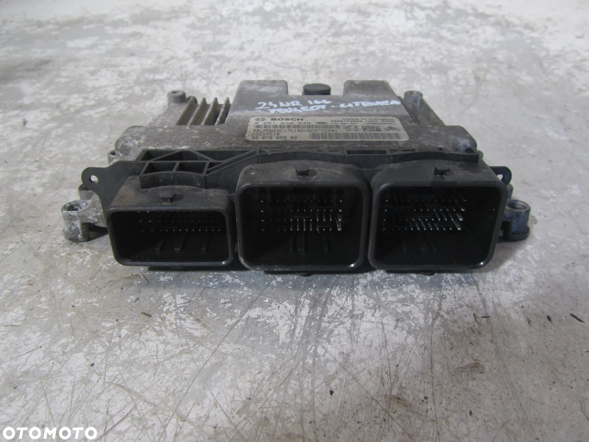 peugeot citroen 1.6 hdi komputer silnika 0281030546 - 3