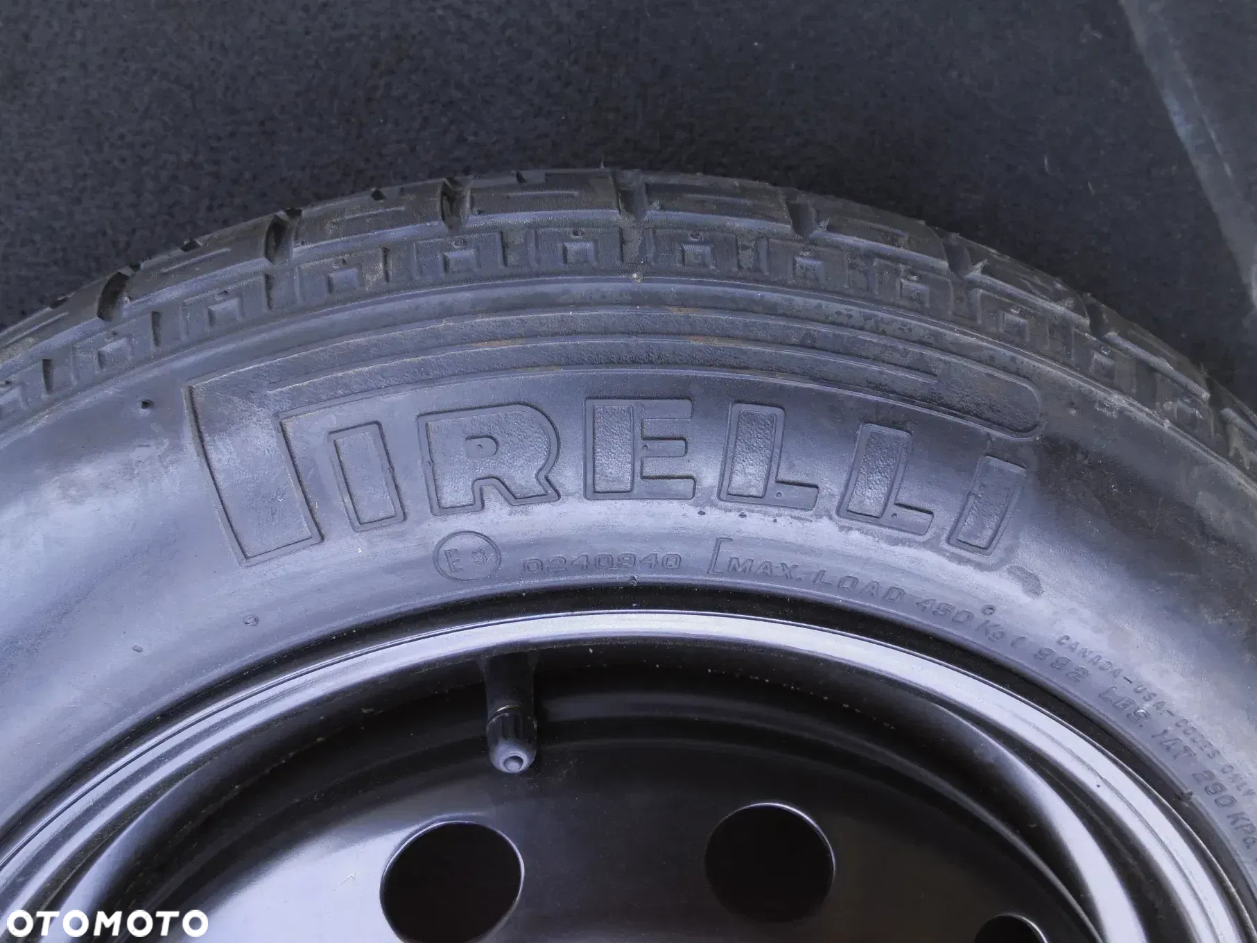 FIAT ORYGINALNE KOŁO DOJAZDOWE R14 4x98 ZAPASOWE DOJAZDÓWKA 14" 135/80/R14 PIRELLI NIEUŻYWANE PUNTO II - 2