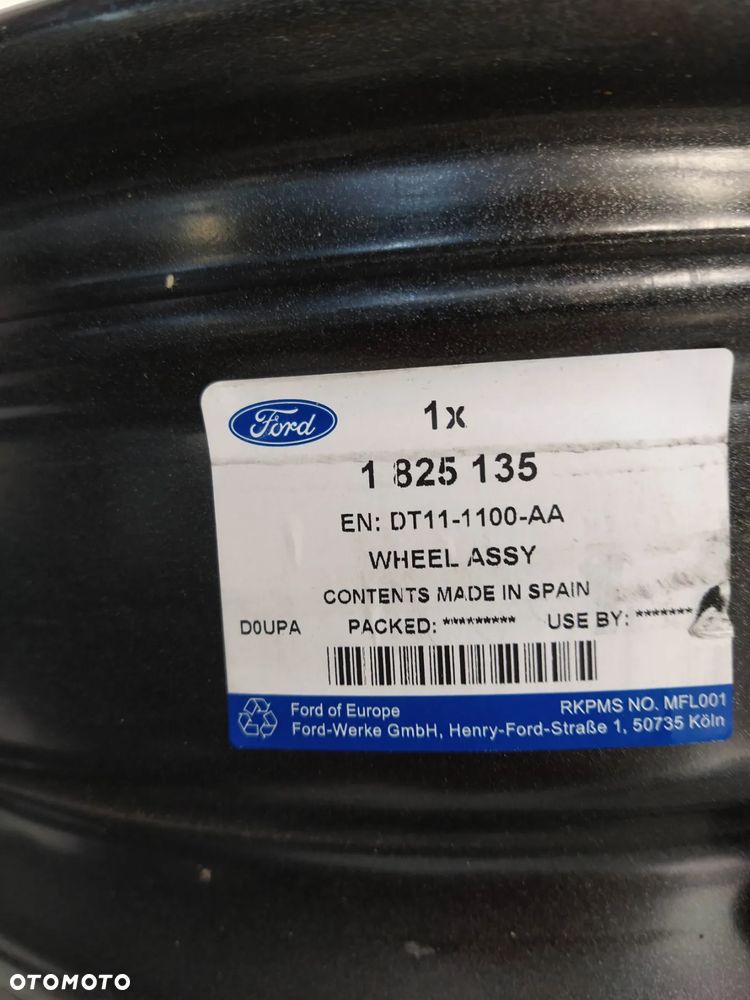 FORD 16X6,5 FELGI STALOWE R16 5x108 ET 50 CZUJNIKI CIŚNIENIA KOMPLET - 8