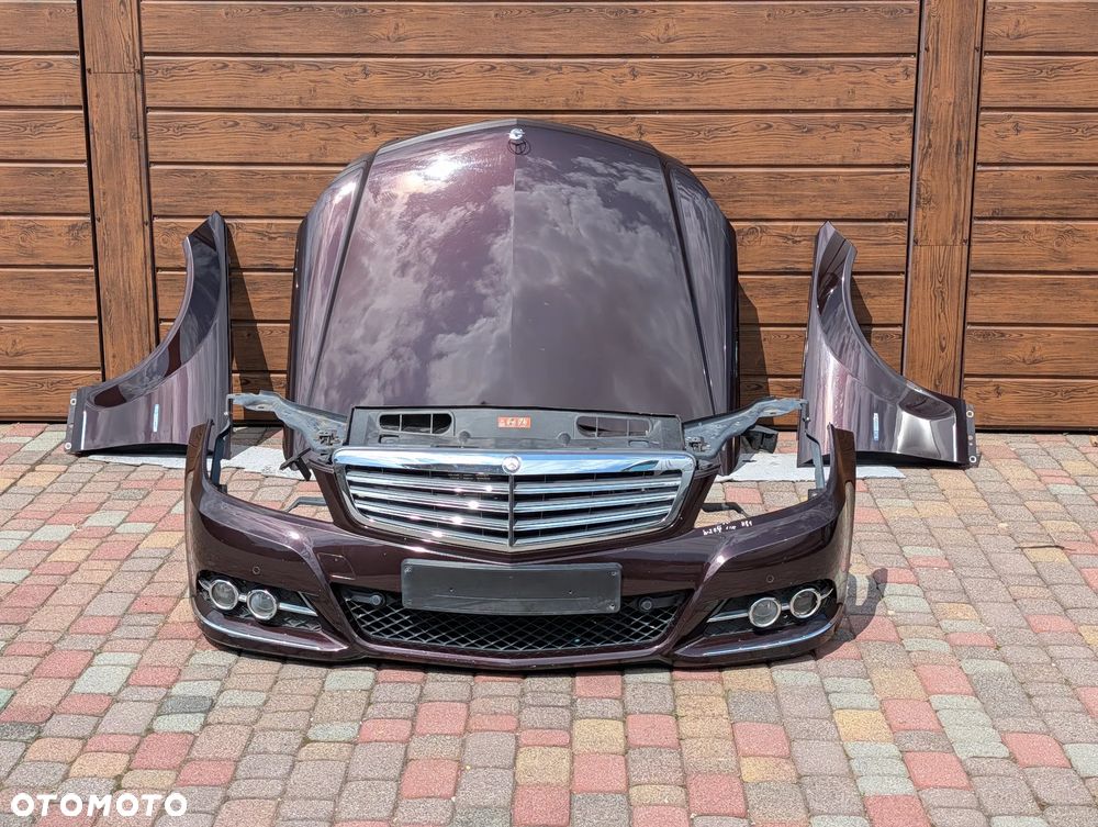 ZDERZAK MASKA PAS PRZEDNI BŁOTNIKI PRZÓD MERCEDES C-KLASA W204 LIFT 2.2 CDI 497 - 1