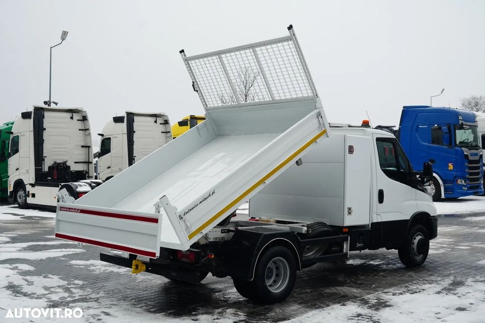 Iveco DAILY 70-180 / BASCULATOR SPATE 2.8 M / MTA: 7.0 T / BLOCARE PUNȚI / DUBLU / HI-MATIC - 5