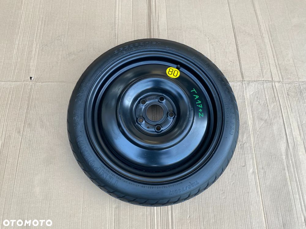 Koło dojazdowe 17 TOYOTA AURIS  COROLLA  CHR C-HR + ZESTAW szybka wysyłka - 7