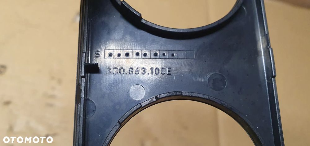 Ramka panelu nawiewu konsoli dekor VW Passat B6 3C0863100E - 6
