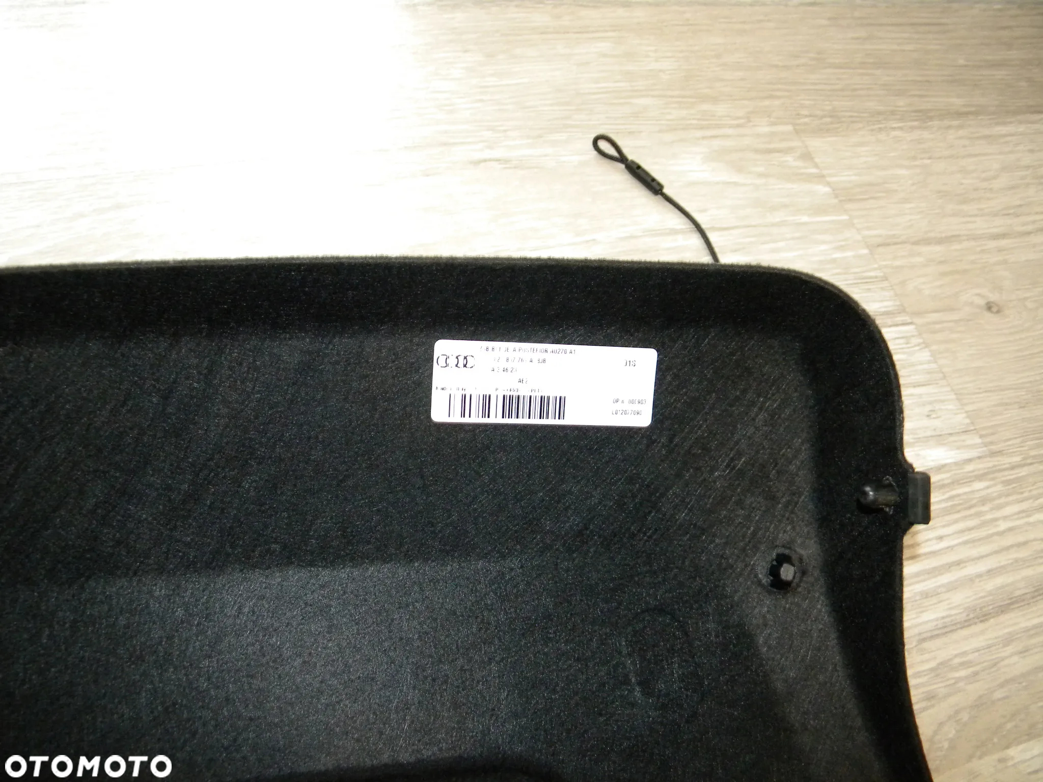 PÓŁKA BAGAŻNIKA AUDI A1 II 2 18-24r CZARNA BLACK FV ORYGINAL 82A ŁADNA - 10