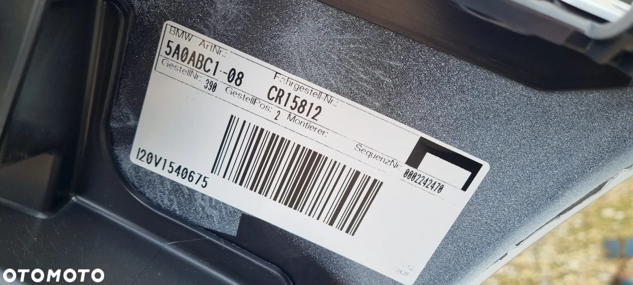 BMW IX i20 zderzak przód oryginał MB201 - 15