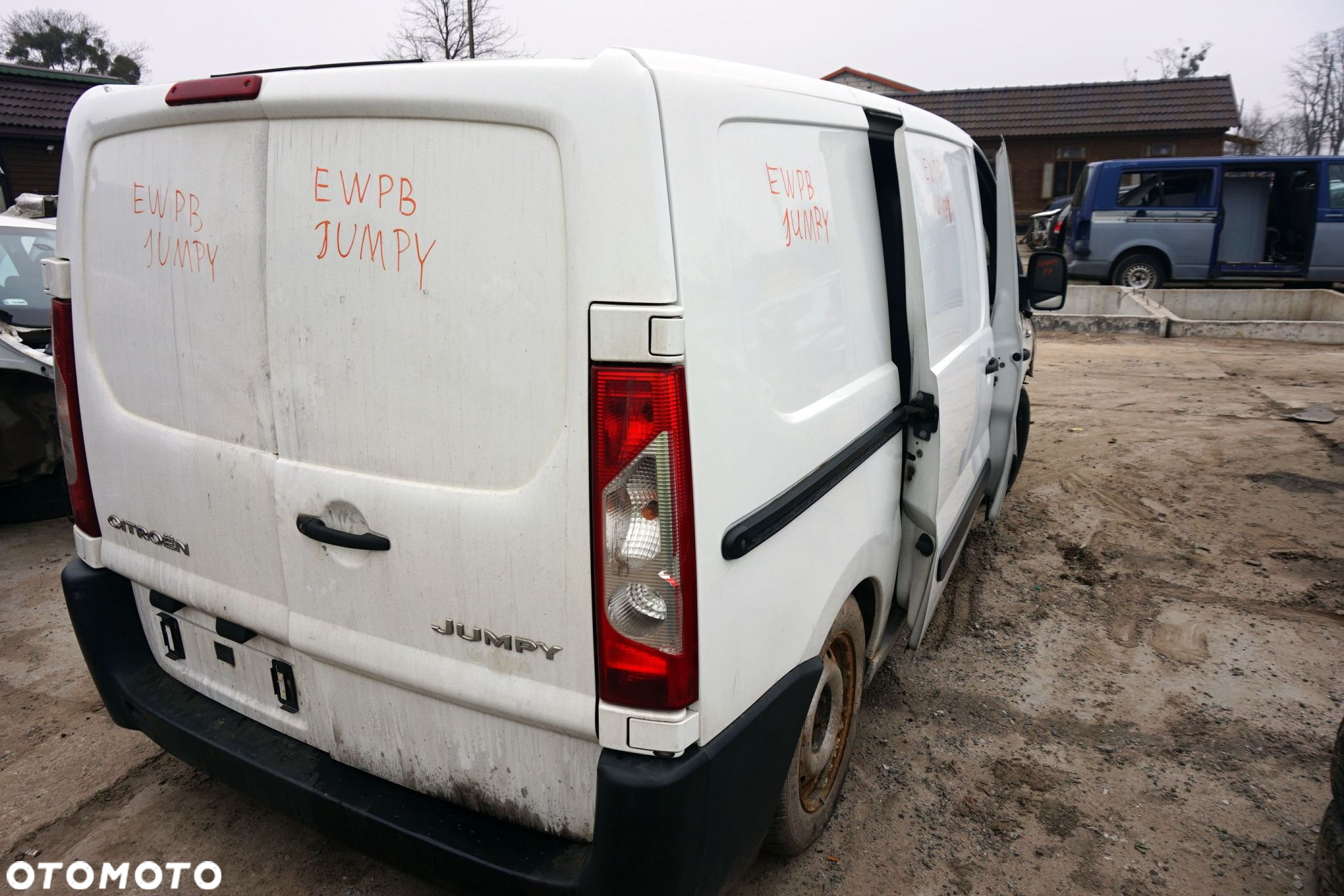 CITROEN JUMPY II L1H1 2007 EWPA 2.0 HDI DW10UTED4 120KM 20MB13 BIAŁY na części - 5