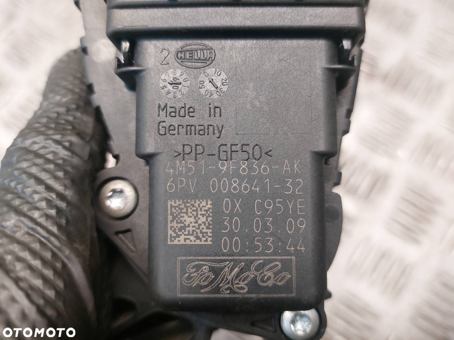 PEDAŁ GAZU POTENCJOMETR VOLVO C30 I 1.6 D 4M51-9F836-AK - 2