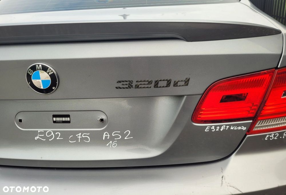 KLAPA BAGAŻNIKA BMW 3 E92 COUPE A52 SPACEGRAU C75 - 6