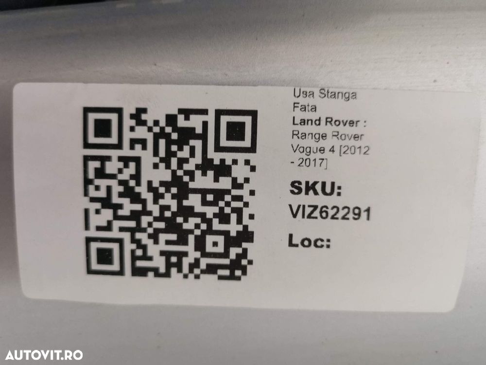 Usa Stanga Fata L494 Land Rover Range Rover Vogue 4 2012 2013 2014 201 - 9